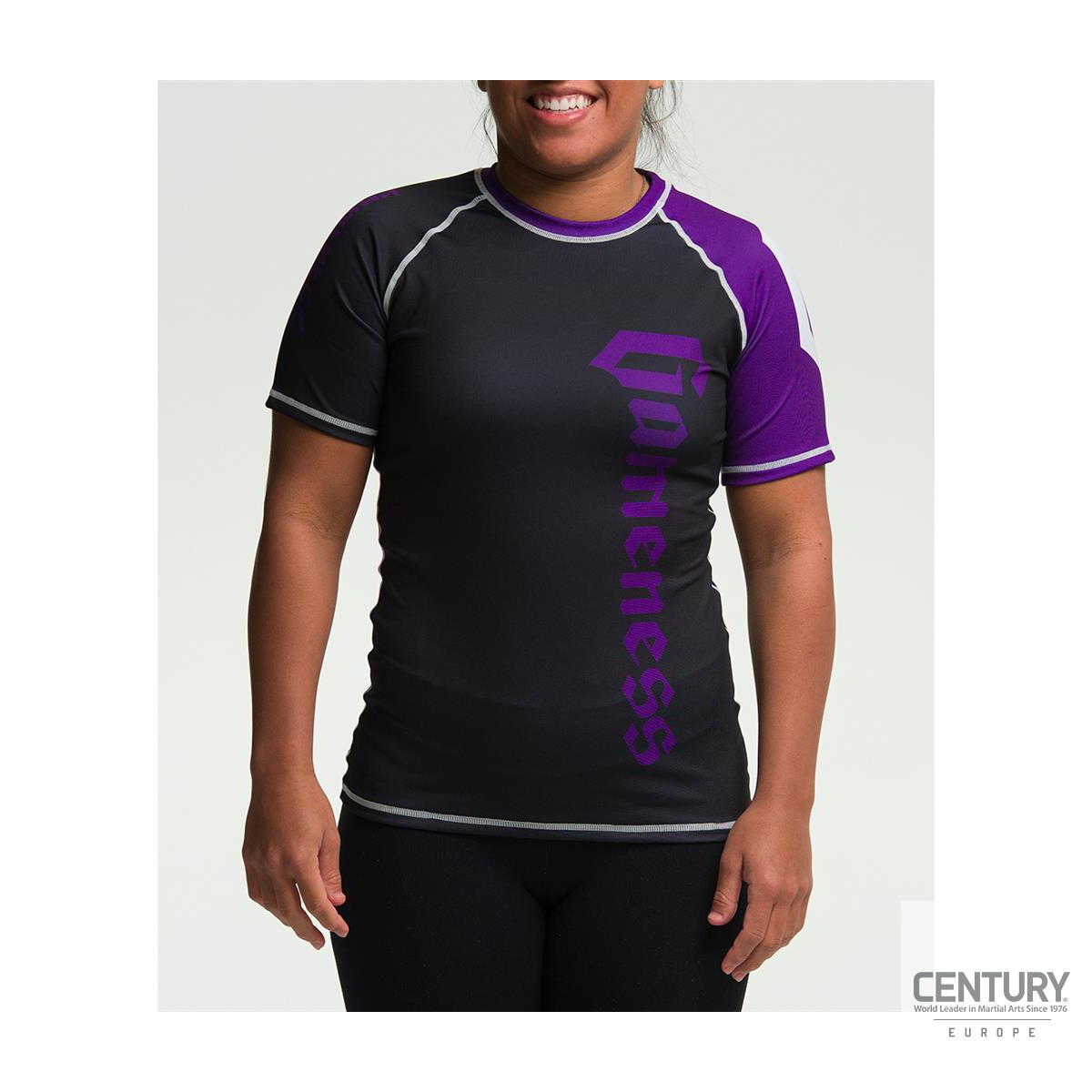 Gameness Woman short Sleeve Profi Rash Guard Purple S