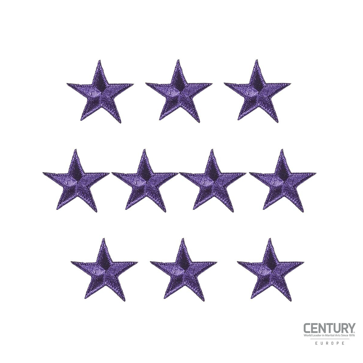 Star Patches 10 Pack Purple