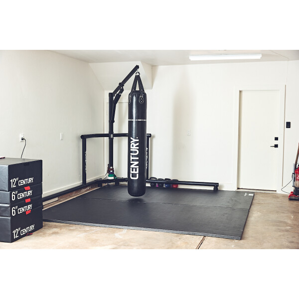 Corner punching store bag stand