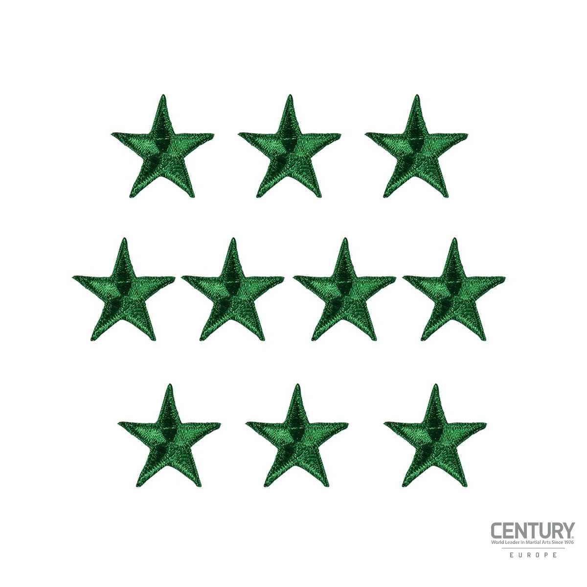 Star Patches 10 Pack Green