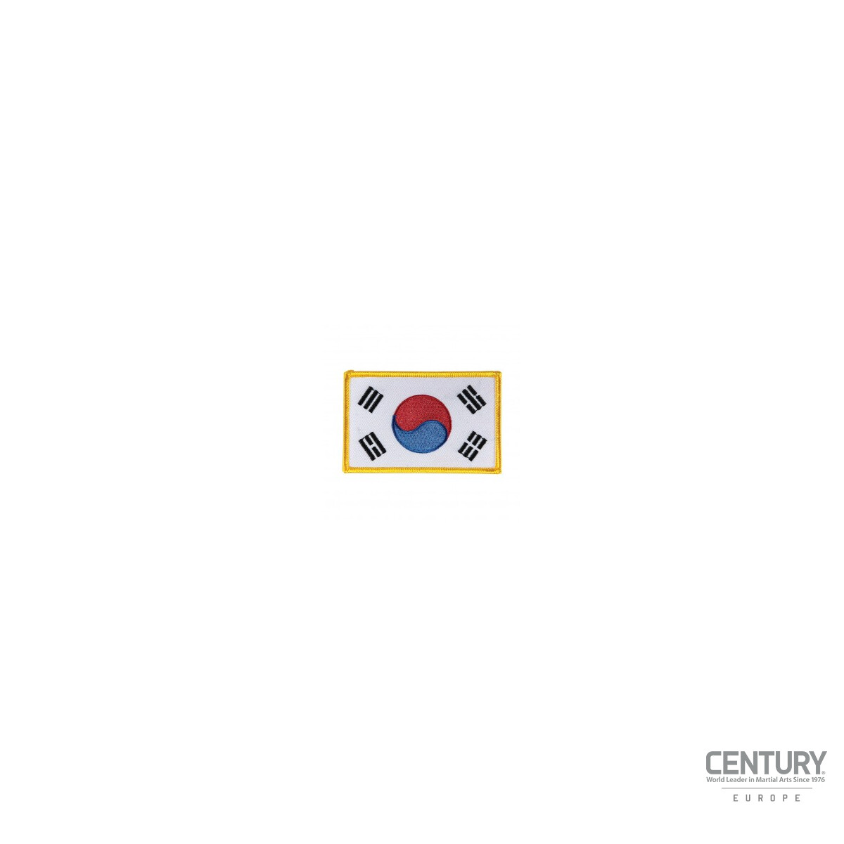 Landesflaggen Abzeichen Korea - Goldener Rand - 1