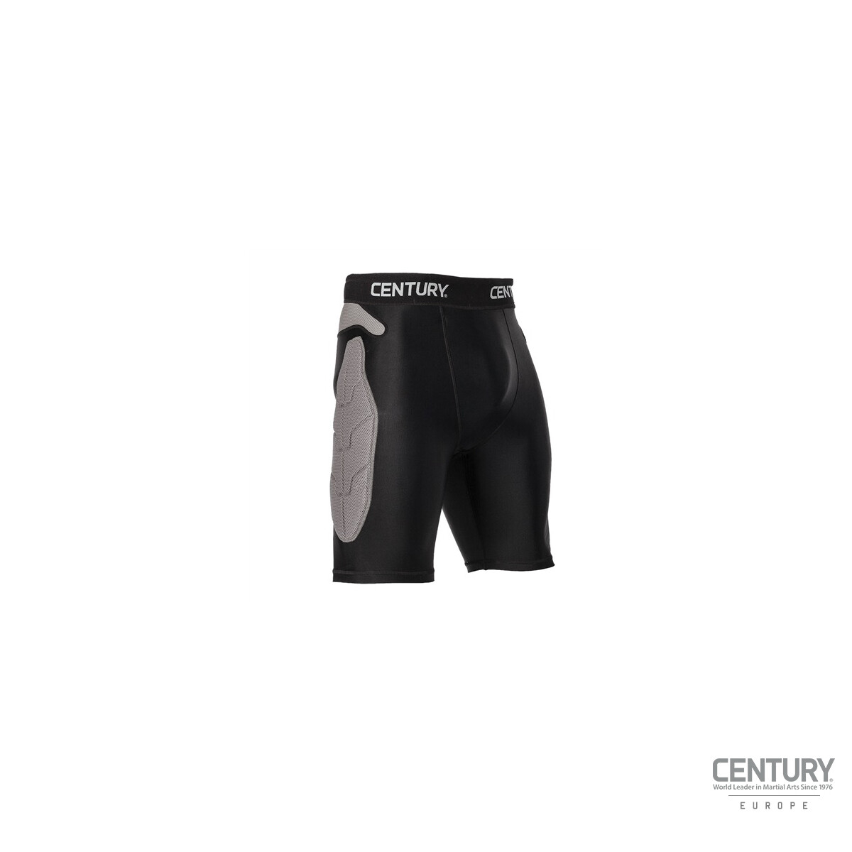 Gepolsterte Kompressions Shorts-  Schwarz Jugendlich S