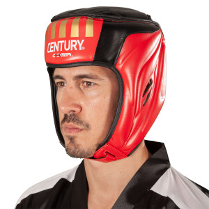 Head Guard C-GEAR Integrity WAKO approved  Red/Gold Small