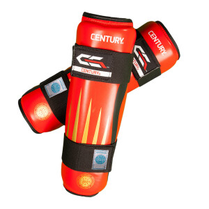 Shin Guard C-GEAR Integrity WAKO approved  Red/Gold Small