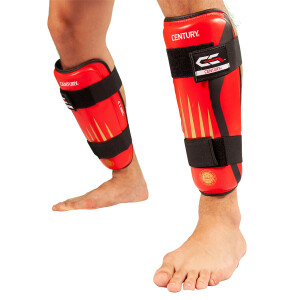 Shin Guard C-GEAR Integrity WAKO approved  Red/Gold Small