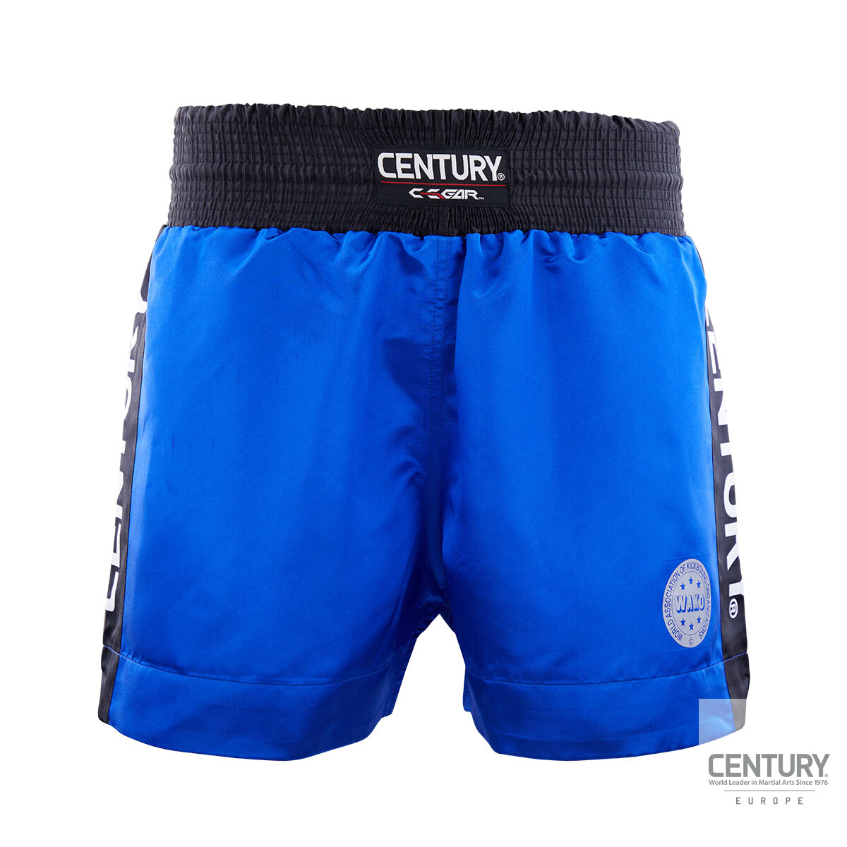 WAKO C-Gear Kickboxing Wettkampf Shorts Blau/Schwarz M